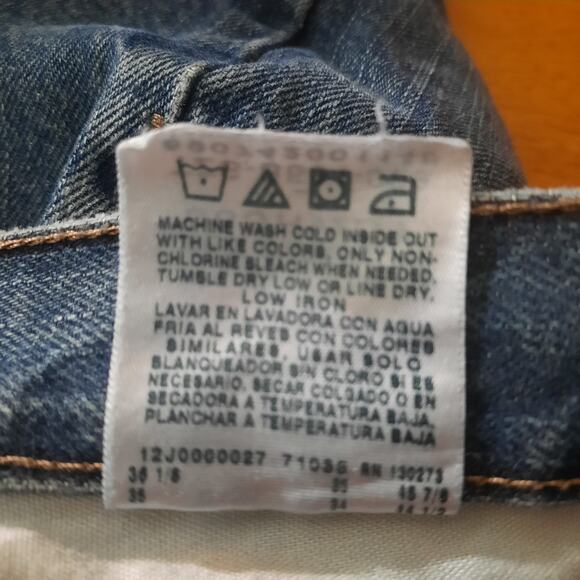 Wrangler Mens Regular Straight Cut 5 Pocket Jeans Size 34x34 - Picture 6 of 6